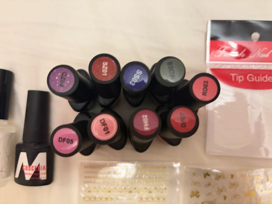 Kit Verniz Gel / Nail Art – Tudo como nas fotos