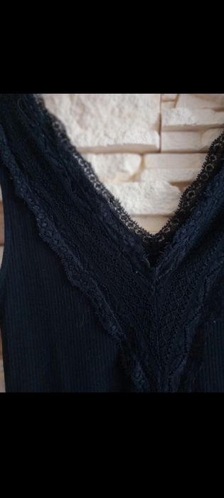 Super bluzka czarna na lato  38/M