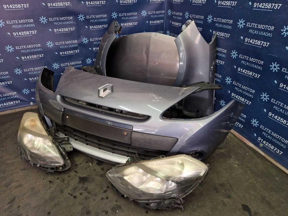 Frente completa usada RENAULT CLIO III 3 195 FACELIFT capot parachoques guardalamas oticas radiadores