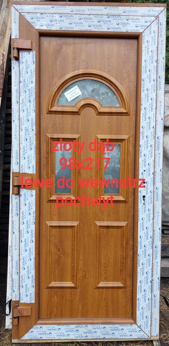 Drzwi zewnętrzne Złoty dąb