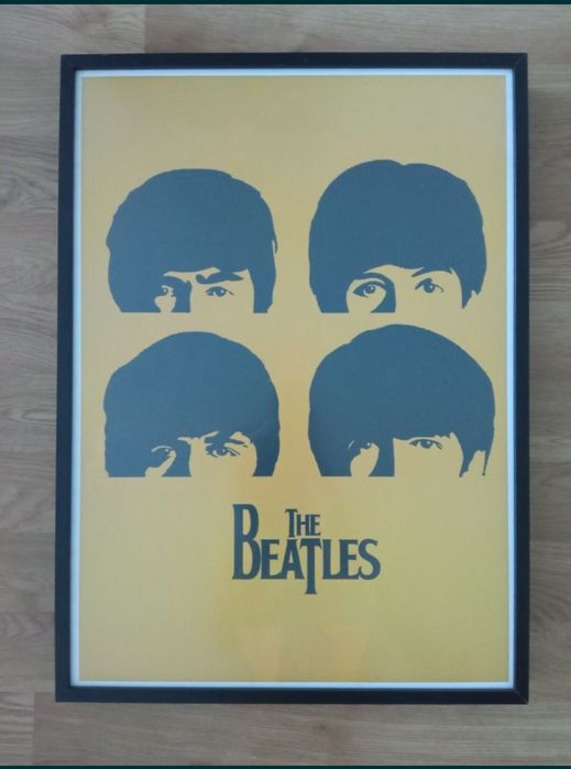 dwustronny plakat the beatles (mam 2 sztuki)