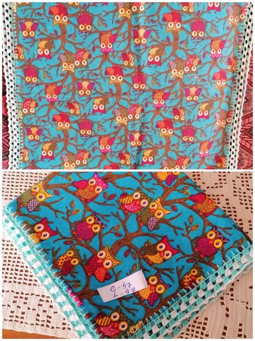 Panos de cozinha. Entremeios de croché