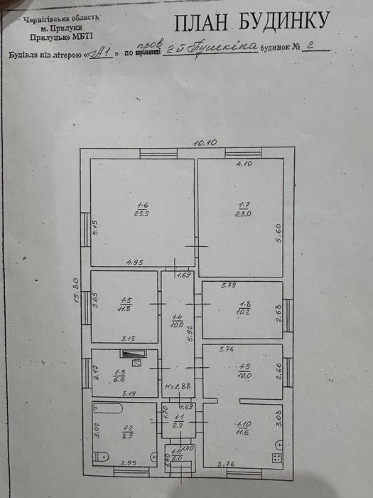 Продаж будинку м. Прилуки