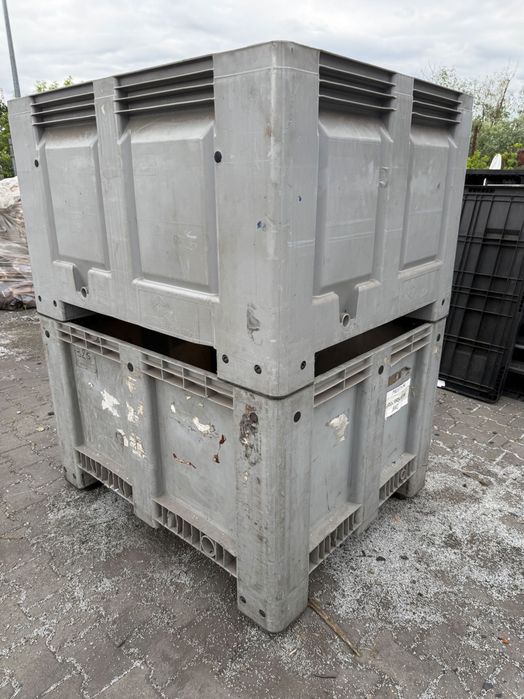 Skrzynia plastikowa, skrzyniopaleta plastikowa