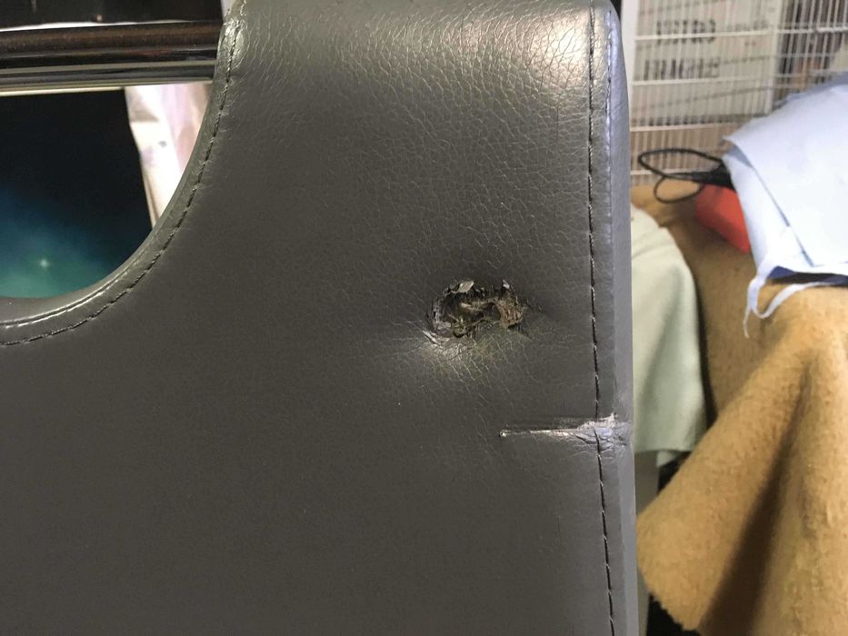 Krzesła nowoczesne ekoskóra szare 4 szt.