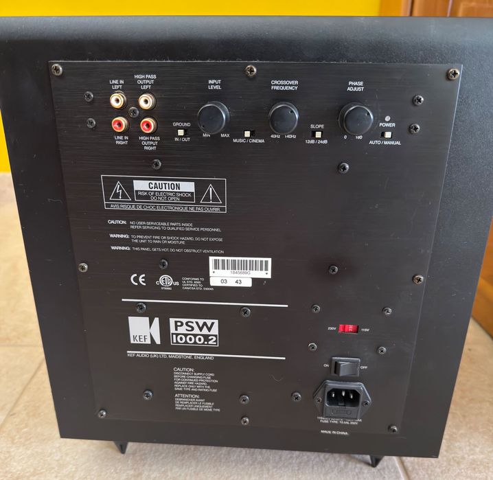 Sistema Som Surround 5.1 (Yamaha + Kef)