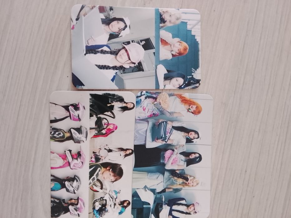 3 photocards de grupo do ILLIT era not cute anymore