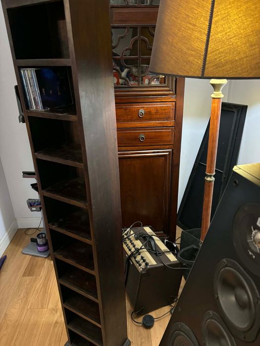 Szafka kolonialna  palisander lity na ok 200 CD