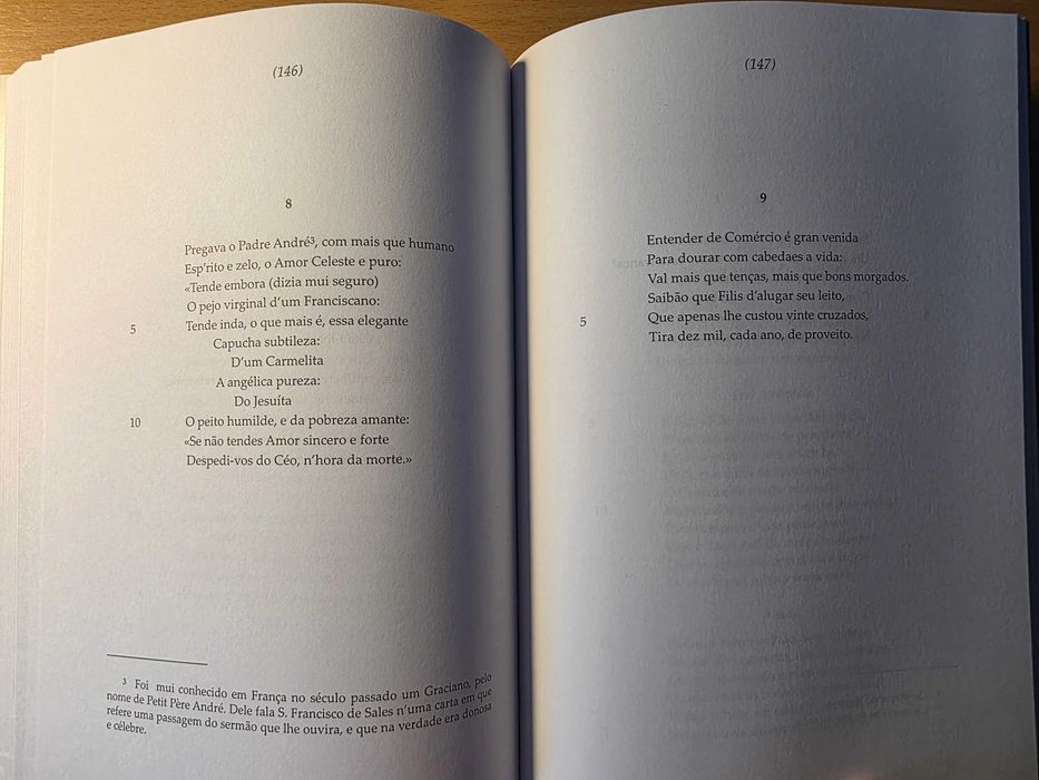 Livro "Poesia Epigramática de Filinto Elísio"