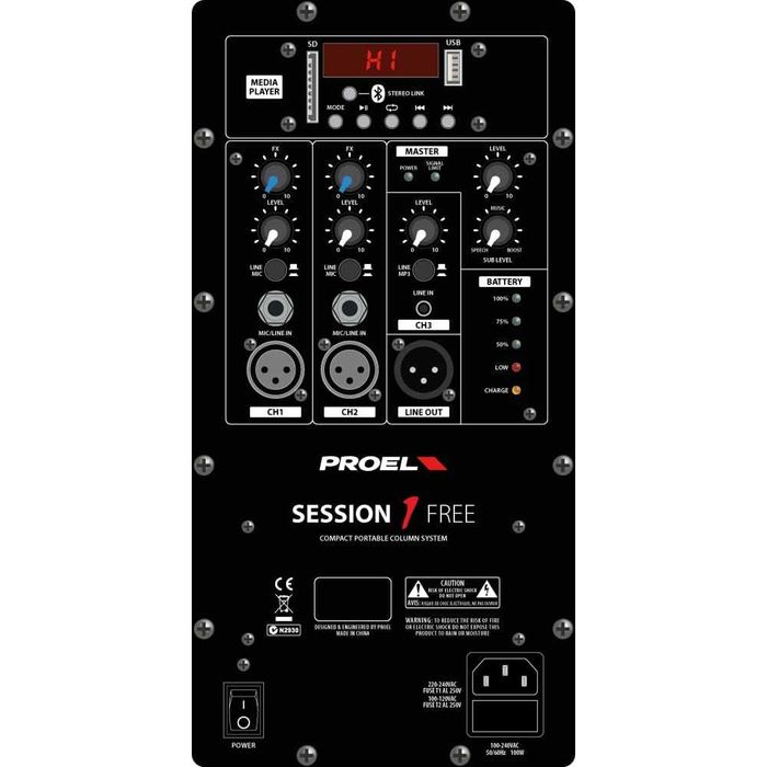PROEL session 1 FREE zestaw nagłośnieniowy