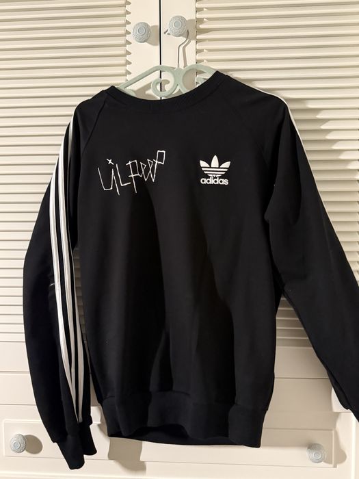 свитшот адидас,кастом, лил пип