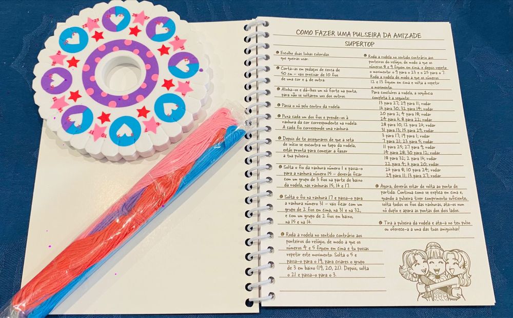 Conjunto de livros de atividade meninas