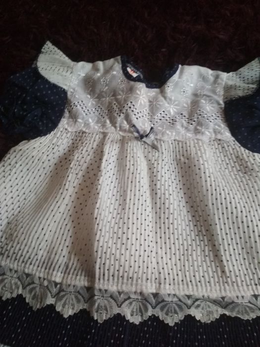 Платье детское в горошек