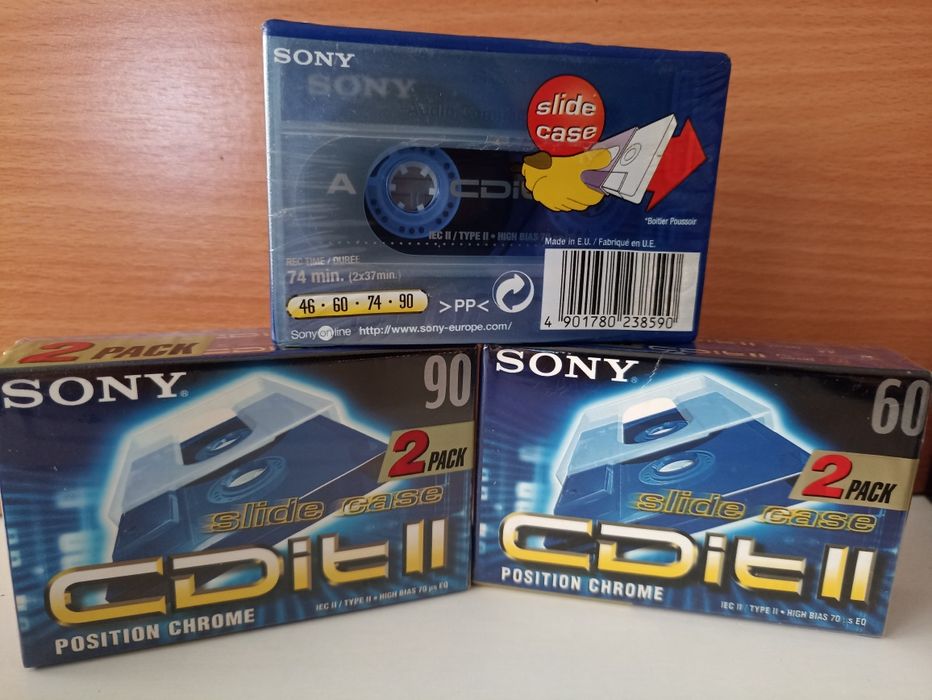 Cassetes Sony CDIT II Chrome