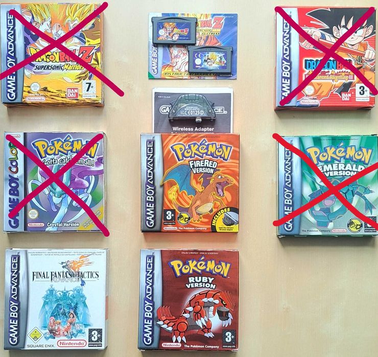 Jogos GameBoy (GBC/GBA) - Autênticos e em Óptimo Estado