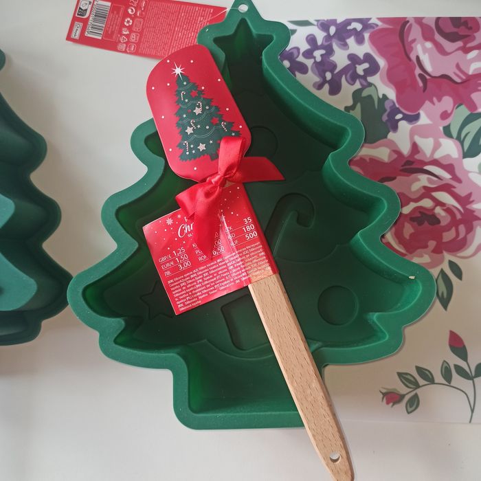 Новий набір + Подарунок! Силіконова харчова форма з лопаткою