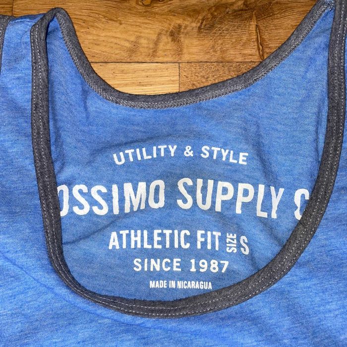 Mossimo Supply Męski Modny T-shirt Lato Tank Bawełna Rozm. S
