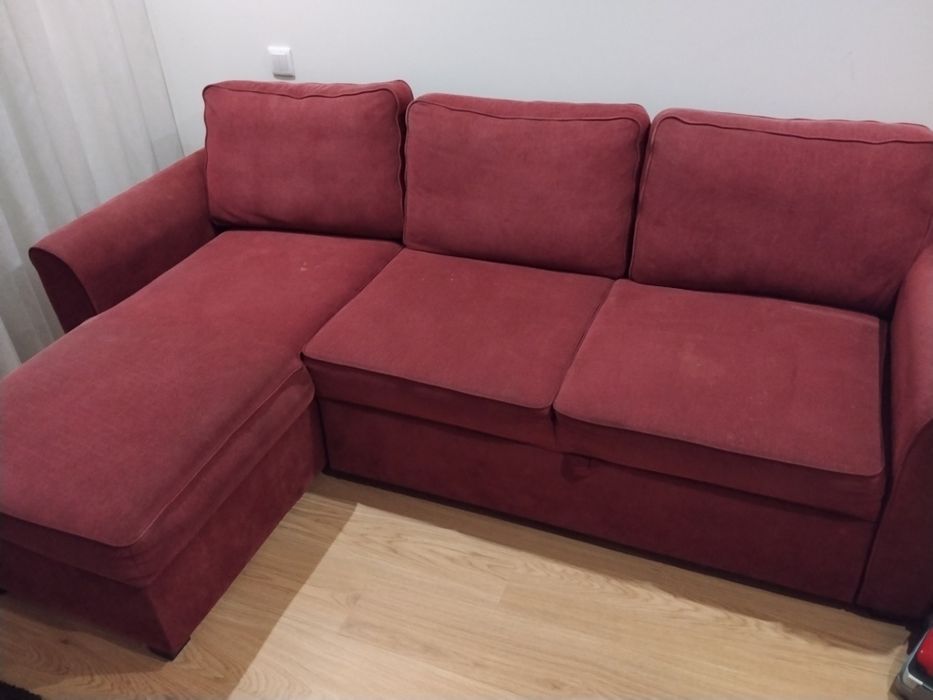 Sofá cama com chesslong