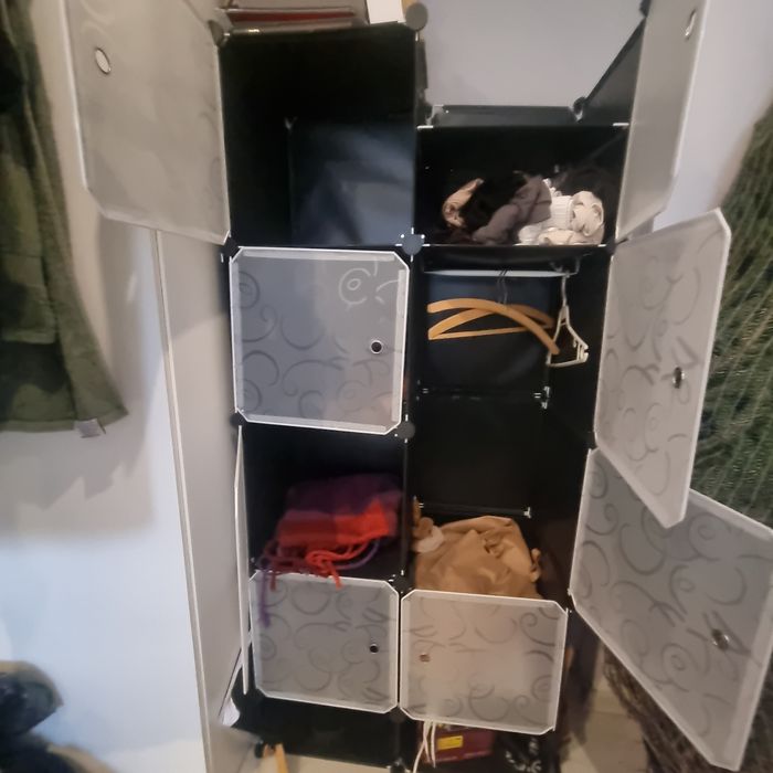 Szafa, Szafka 8 modułowa. Półki, wieszak,