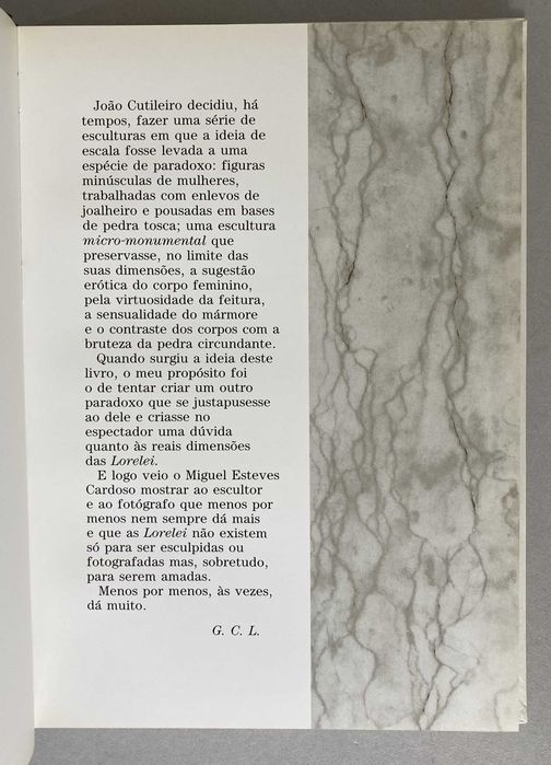 Lorelei - João Cutileiro / Miguel Esteves Cardoso