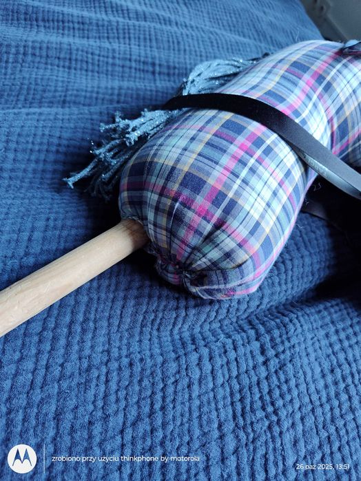 Konik na kiju ręcznie robiony. Hobby horse 100 cm