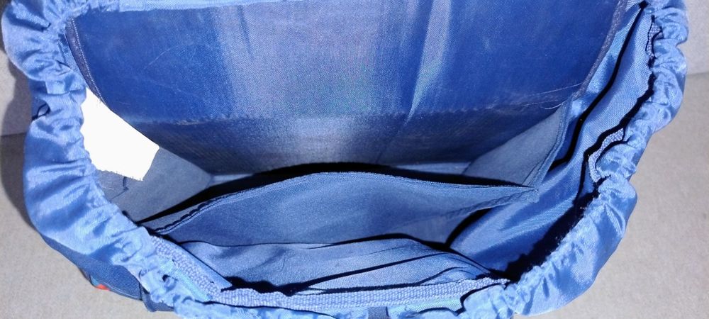 Plecak Tornister Szkolny Herlitz Niebieski Wzory Wzmocniony Spód