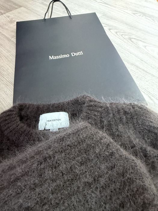 Джемпер шоколад H&M premium wool/mohair