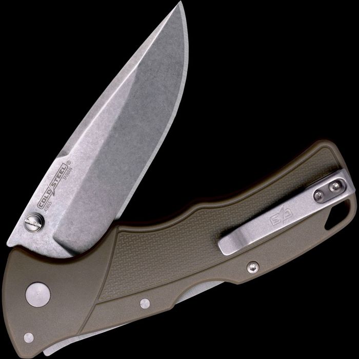 Cold Steel Verdict Flat Dark Earth GFN,  рабочий нож на карман, складной ніж с замком Tri-Ad Lock ,Code-4, клинок Spear Point