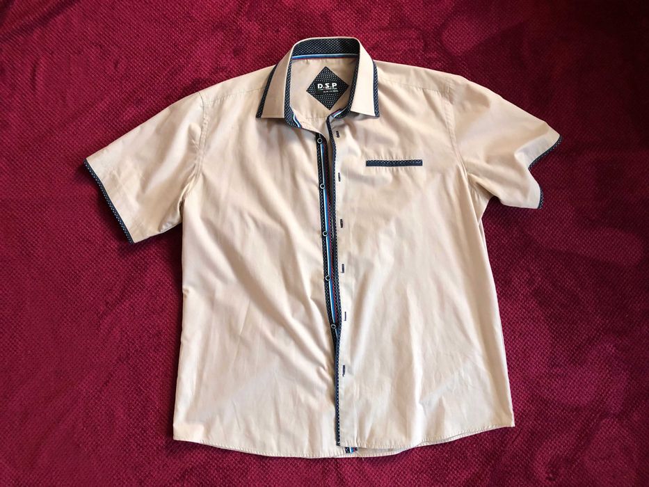 koszula D.S.P. / r.XL (43) / popielata / bdb