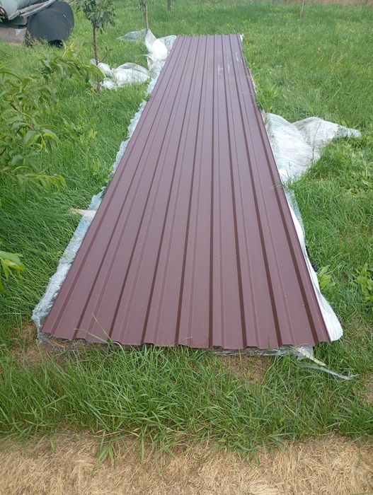 Blacha trapezowa z filcem T18 ral8017 mat