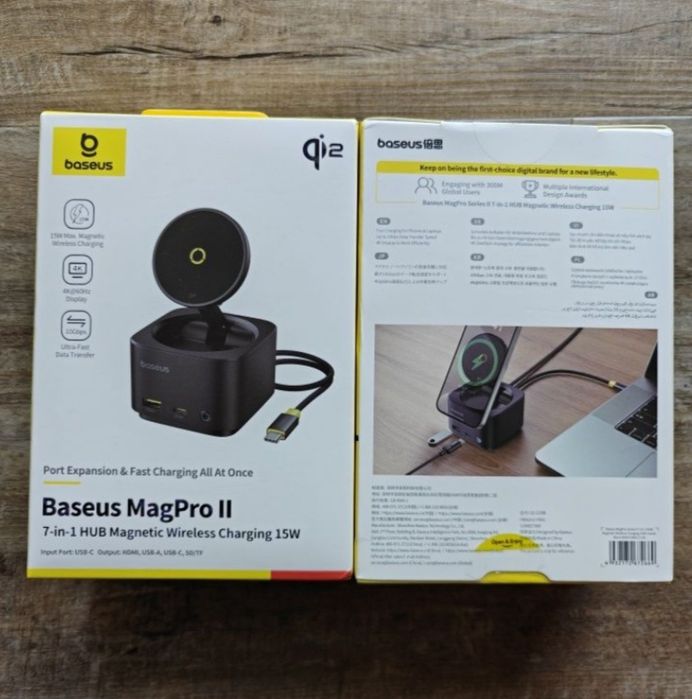 Baseus Mag Pro Series II 7-in-1 Magnetic Wireless Charging HUB