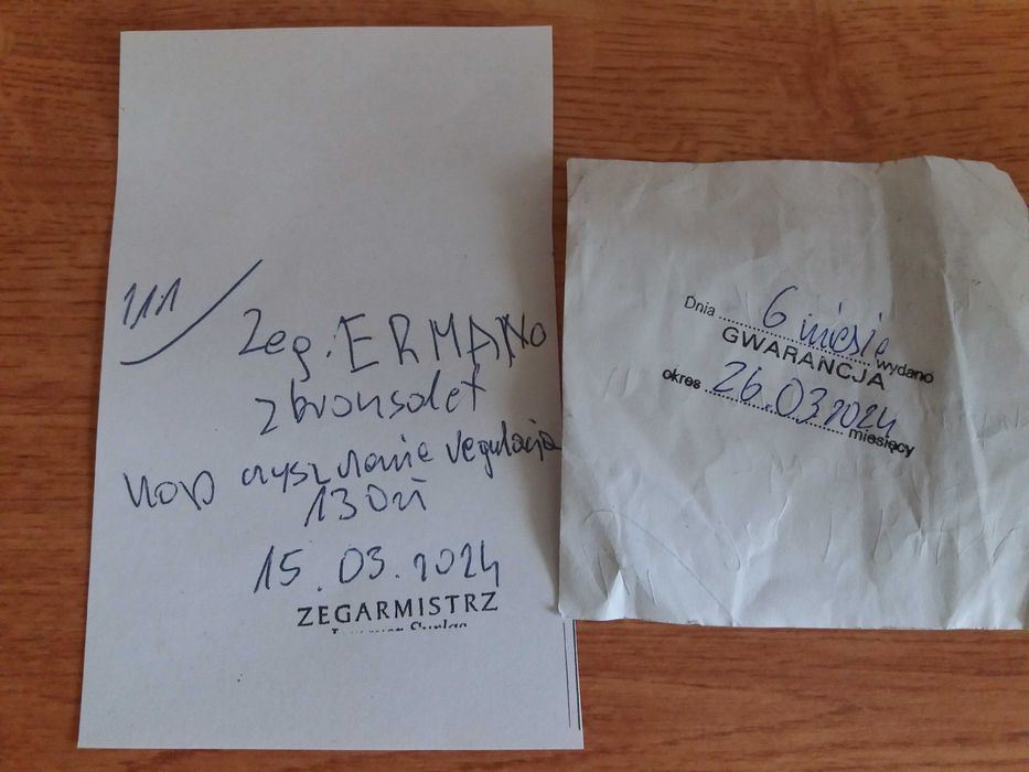 Unikat męski zegarek ,,Ermano''25 kamieni automatic.