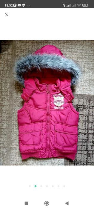 Жилетка безрукавка для дівчинки