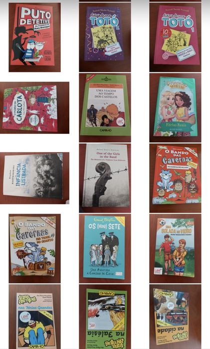 Livros diversos juvenis