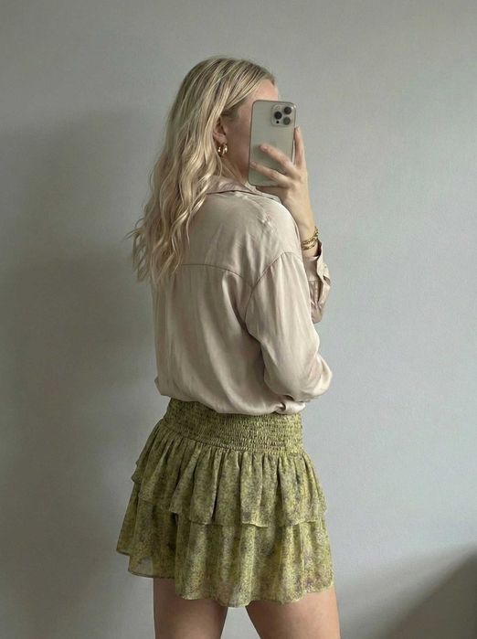 SISSEL edelbo spódniczka spódnica jedwabna 100% silk boho