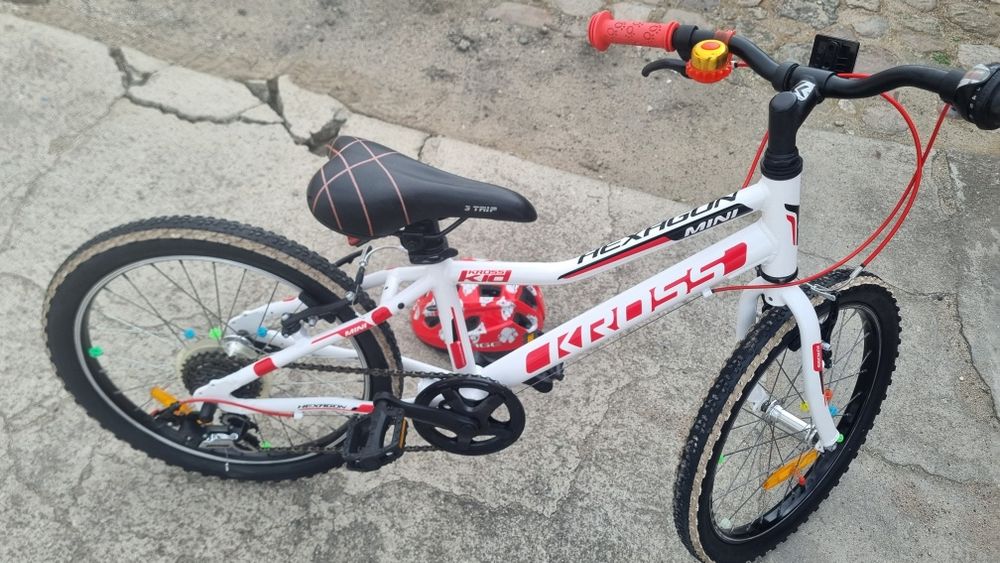 Rower dzieciecy Kross hexagon mini, kola 20cali+kask,bdb