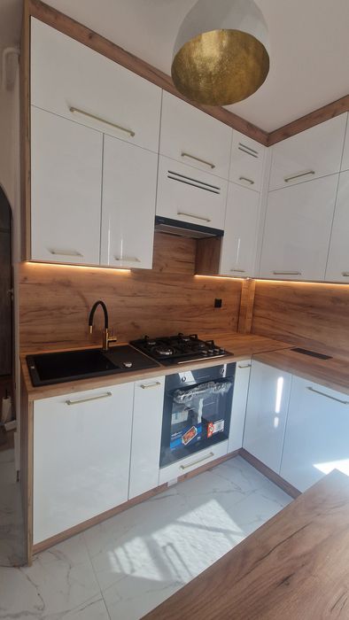Mieszkanie z nową kuchnią na wymiar i nowym AGD – parter, 42 m²