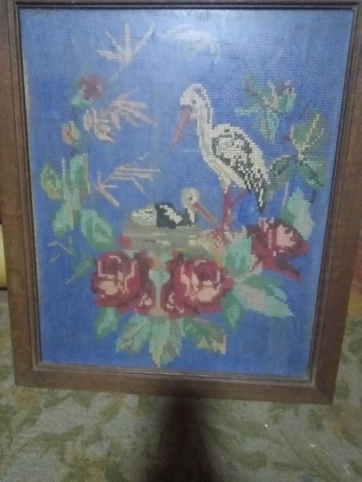Картины вышивке 50х годов ручная работа