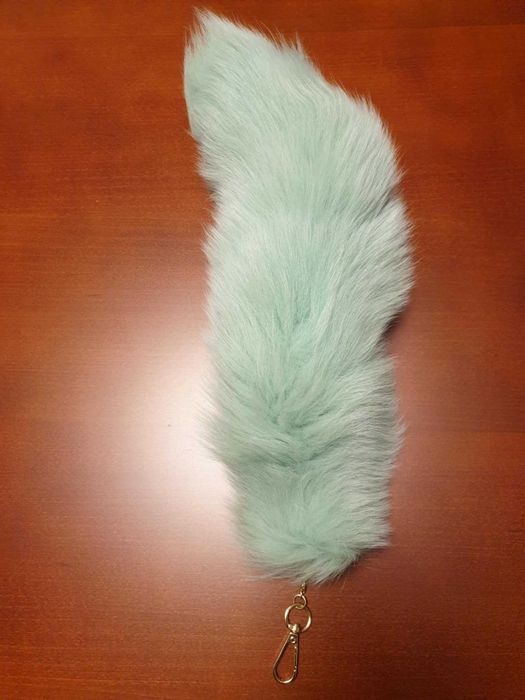 Ogon Gruby Ozdobny do Kluczy Torebki Kasku Kita 40 cm