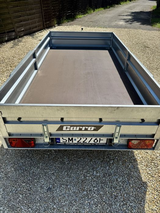 WYNAJEM Duża Przyczepa Dwuosiowa 3m x 1.5m