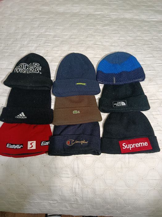 Спортивные шапки TNF,Caterpiler,Adidas,Mammum,Supreme,Chempion и др.