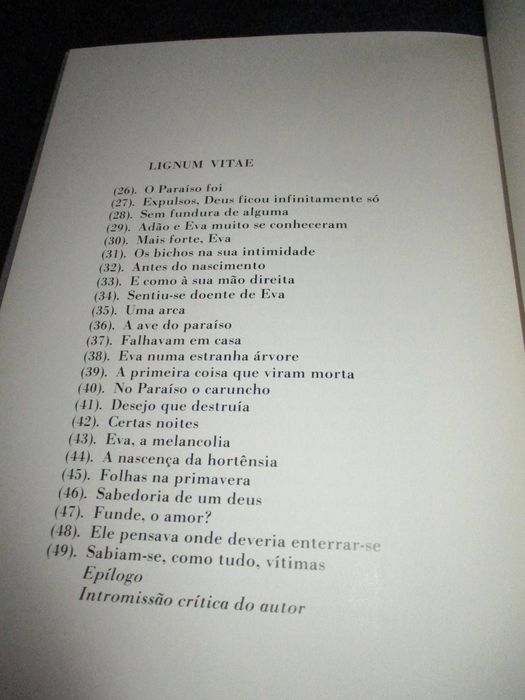 Livro Adão Eva e o Mais António Osório Manuel Cargaleiro Numerado