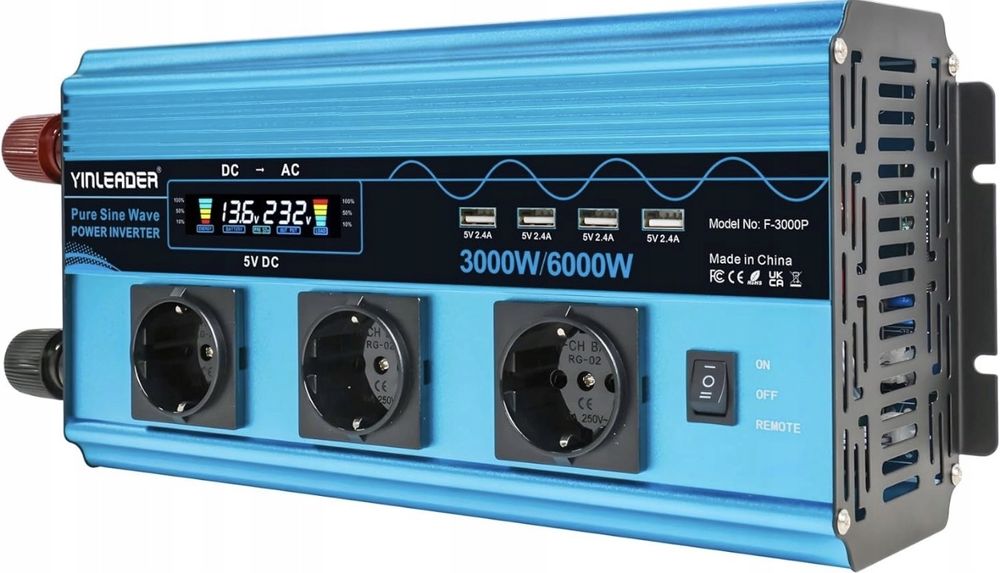 Przetwornica napięcia 3000w/6000w
