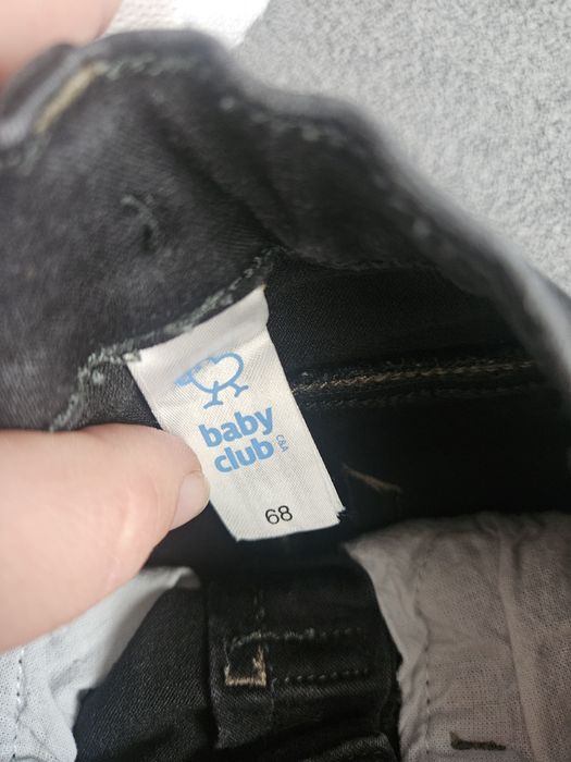 Spodnie jeansowe rozm 68