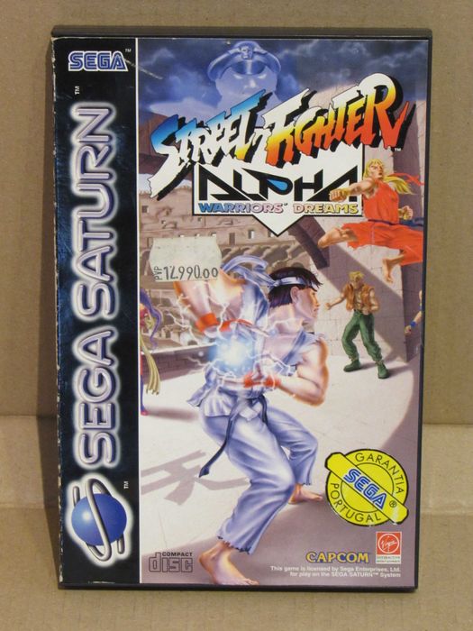 Jogo Sega Saturn Street Fighter Alpha Warriors' Dreams completo