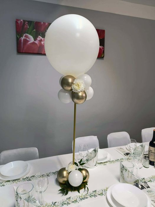 Ścianka balonowa chrzest urodziny komunia 18