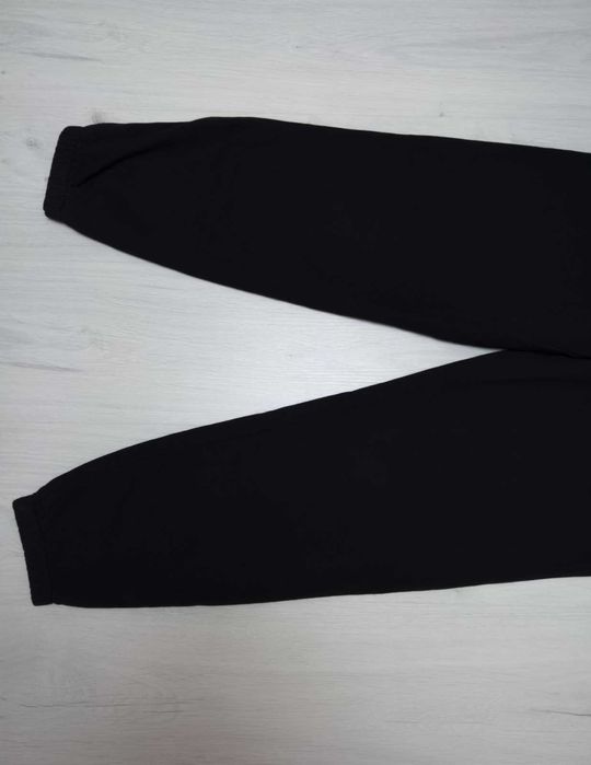 H&M тёплые трикотажные спортивные штаны джоггеры на флисе хлопковые