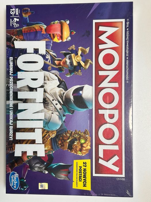 Monopoly Fortnite - polska wersja, całkowicie nowa w folii.