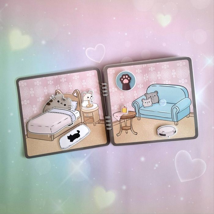 Альбом на липучках «Пушинка»