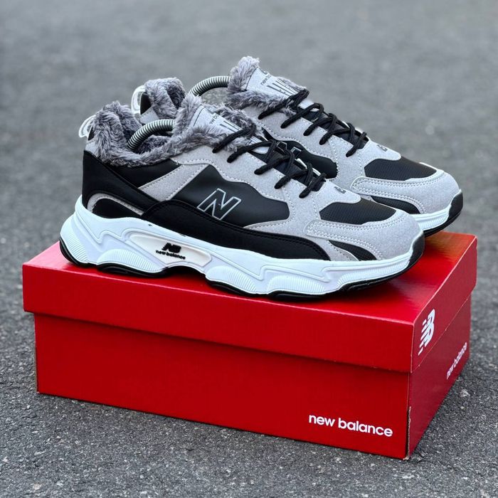 Зимові чоловічі New Balance , Теплі кросівки , Взуття NB